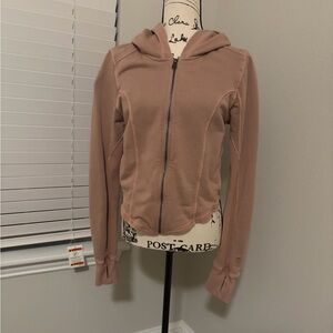 Free People Sahara Zip Up Hooded Jacket